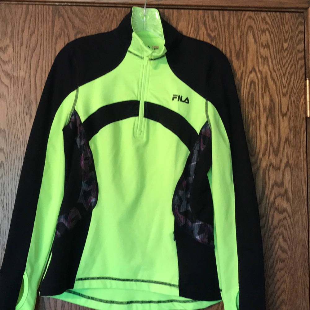 Fila Running 3-4 Zip Jacket/Fleece Sz Sm